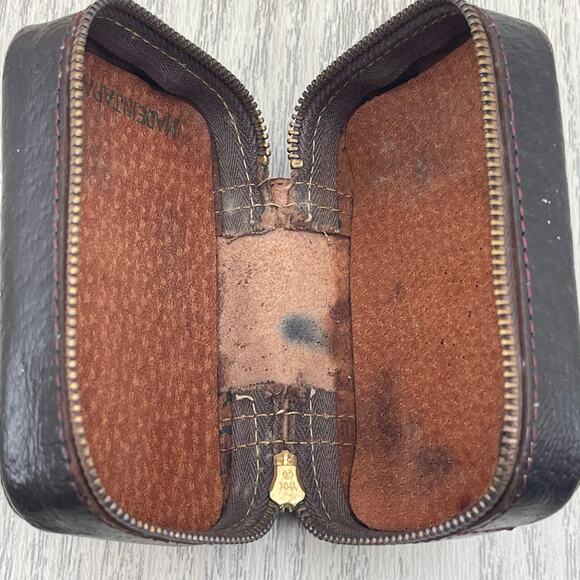 Vintage Ricoh Riken Camera Flash Unit BC-605 Bulb Cord Zippered Storage Case Box - Picture 9 of 16